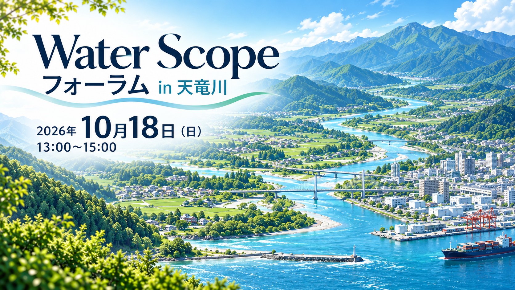 Water Scopeフォーラム開催のご案内